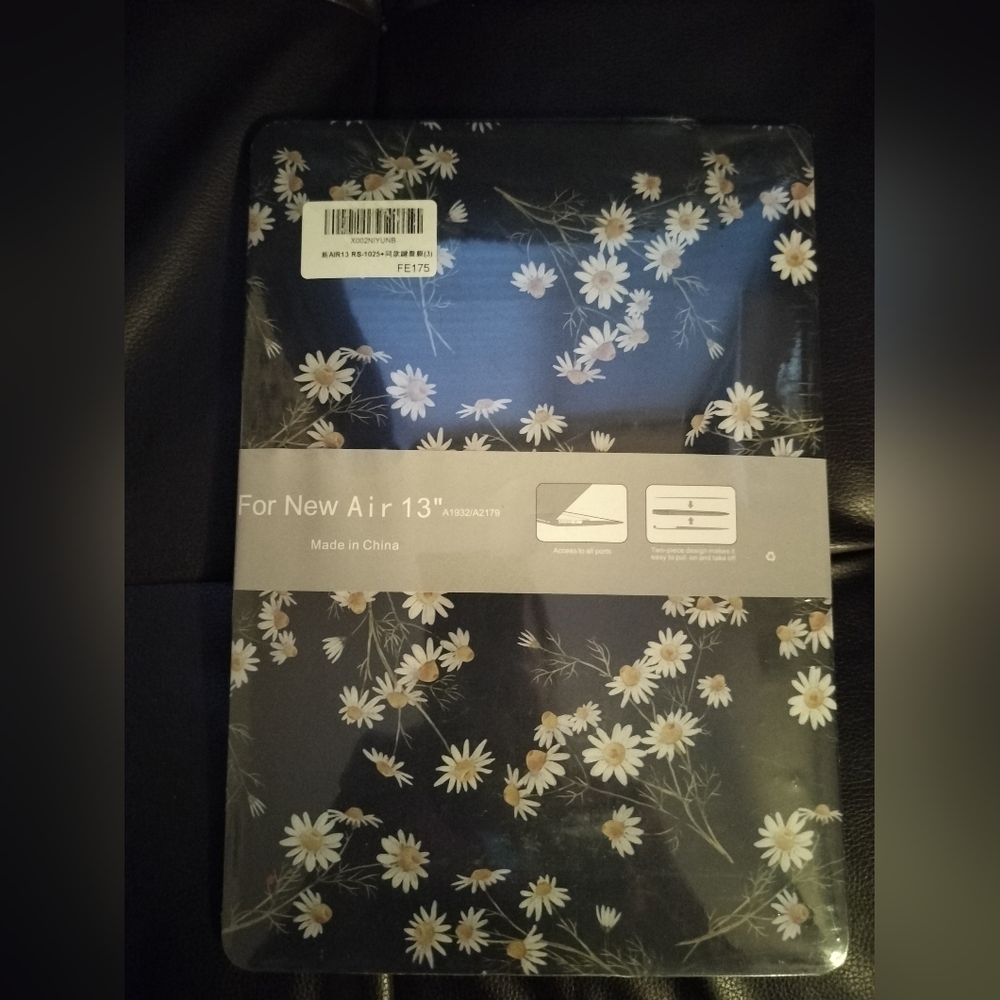 MacBook Air 13" cover protective case A1932 A2179 flower print cute